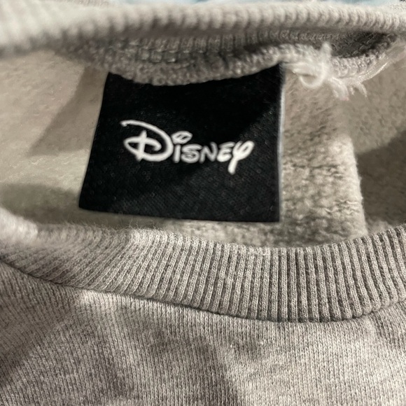 2 for $20 Disney Minnie Mouse Gray Crewneck Sweatshirt Bold Letters - Picture 4 of 4